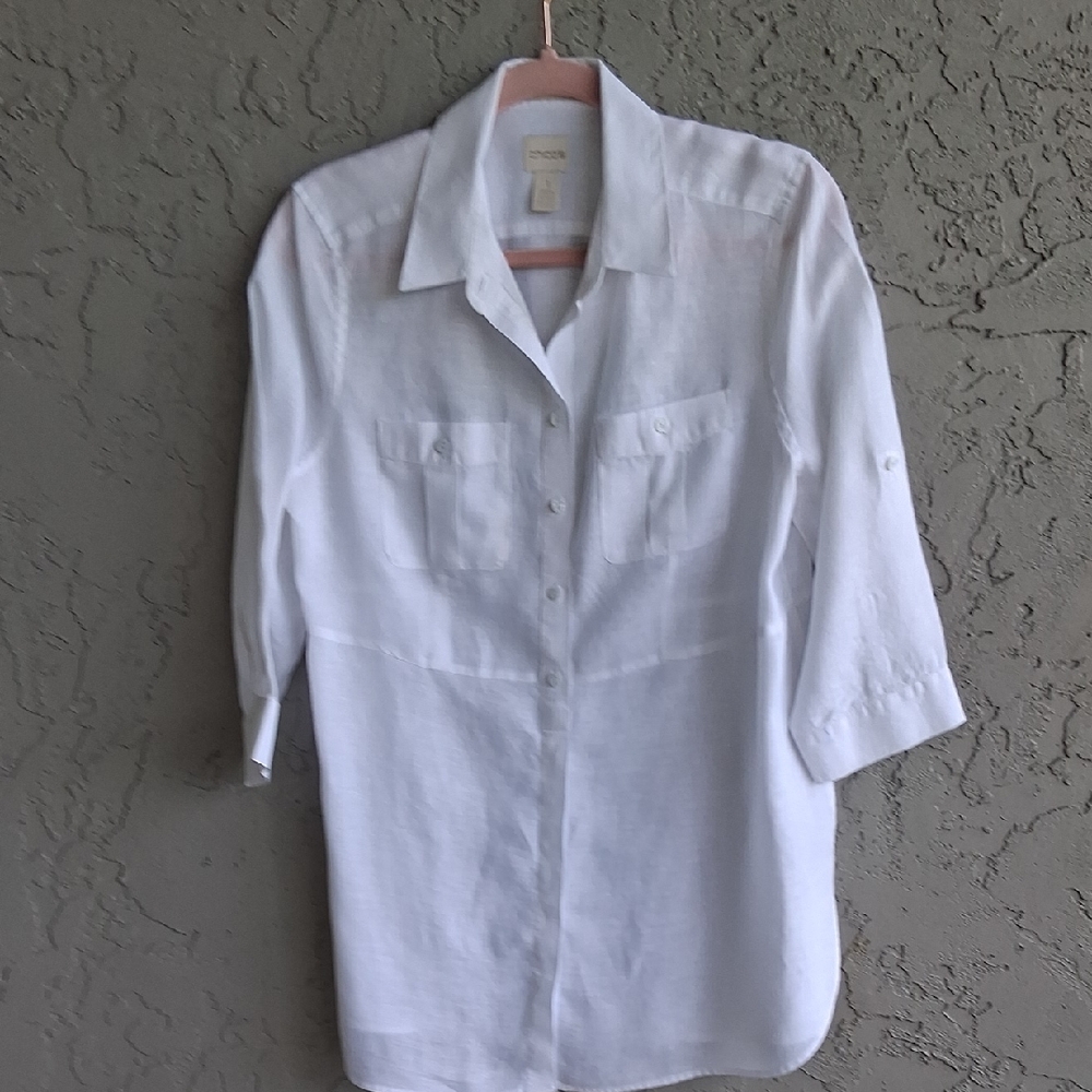 Chico's Classic White Blouse